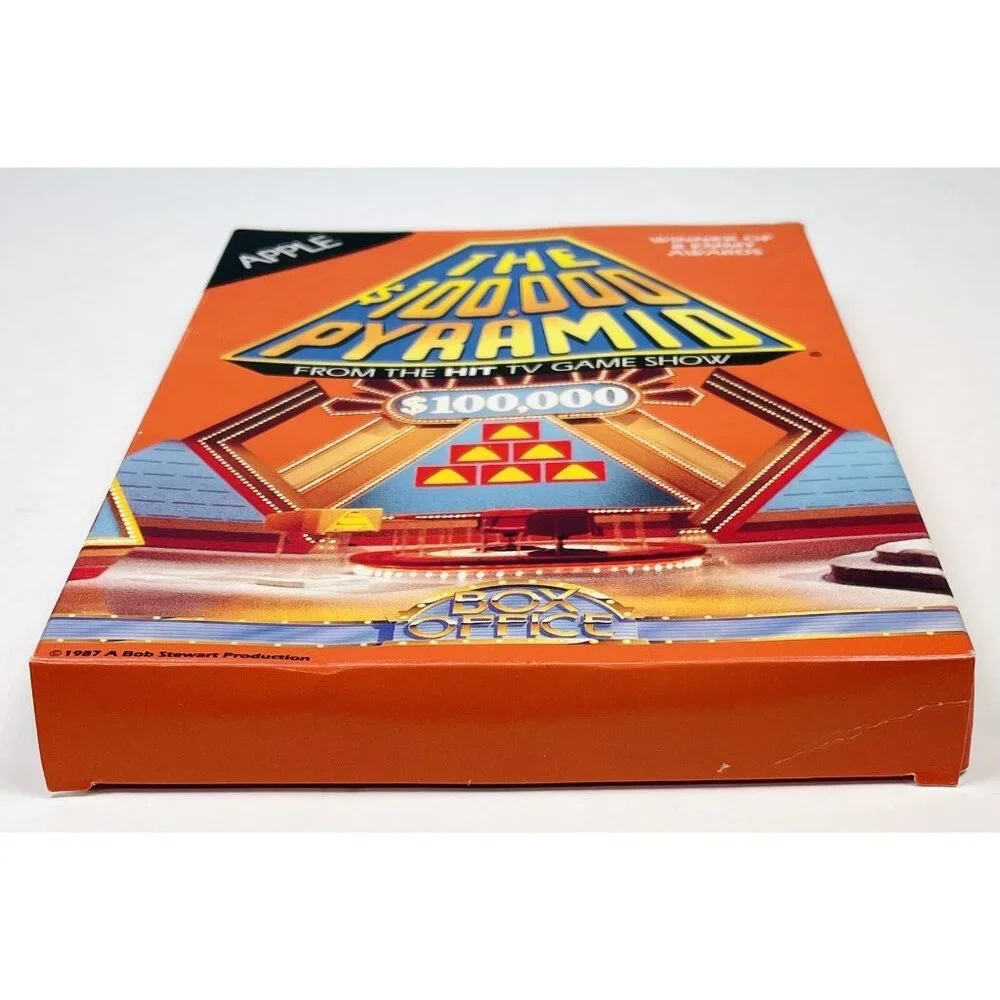 VTG 1987 Basada Box Office The $100,000 Pyramid Apple Game BOX ONLY **No Disk**